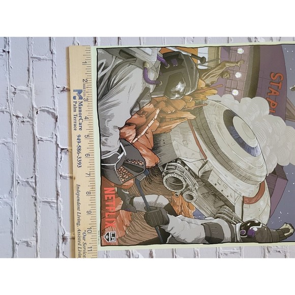 Los Angeles LA Kings Lost In Space Poster Print Netflix NHL SGA Dave Kloc New - Picture 5 of 5